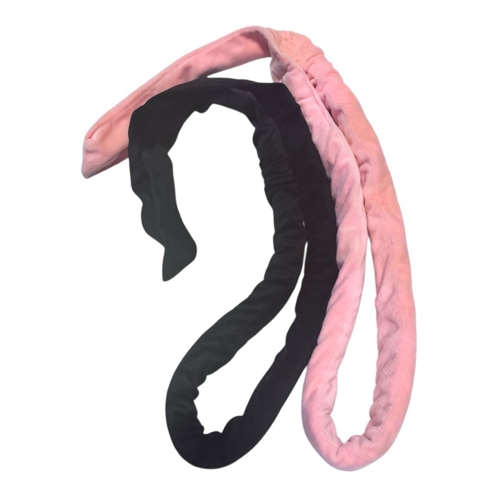 Heatless Curler Bundle 6 Jumbo Velvet Rollers, 6 satin flex rods, 2 hair wraps - Picture 7 of 15